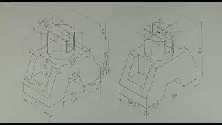 Copy isometric 29 - Engineering drawing - Technical drawing TDA 2018 Q7