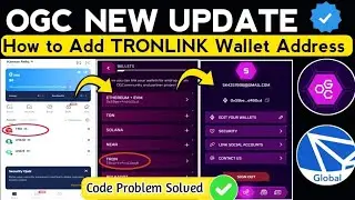 How to Add Tron Wallet adress in ogc code problem solved || OGC Tron wallet connect  #tronwallet