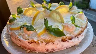 Невероятный лимонный торт DELIZIA AL LIMONE 🍋. Итальянская кухня 🍋
