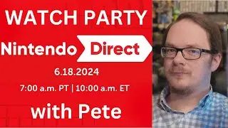 Nintendo Direct WATCH PARTY🔴LIVE