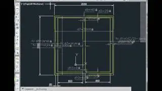 Using Autocad Parametrics to change a drawing of a window