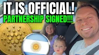 CARDANO ADA - IT IS OFFICIAL!!! PARTNERSHIP SIGNED! THIS IS HUGE!