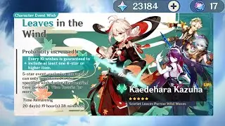 Genshin Impact - Wishing for Kazuha, will I win the 50/50?