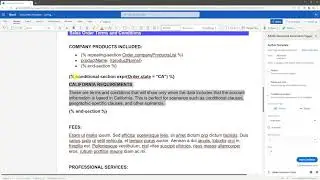 Adobe Document Generation API: Conditional Content