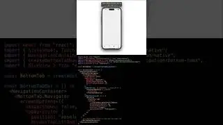 Tutorial: Custom Touch Effect on Bottom Tabs | #reactnative #shorts