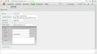 Faxing in the user portal