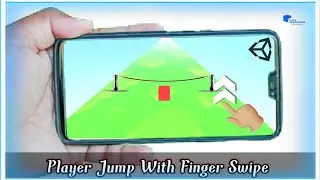 player Jump with finger swipe in unity 3d 