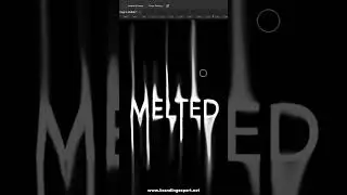 Melted Fire effect in Adobe Photoshop