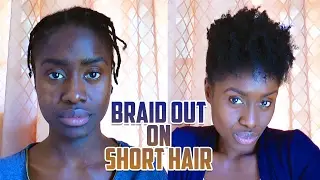 Simple Natural Hair Braid Out NATURAL HAIRSTYLE