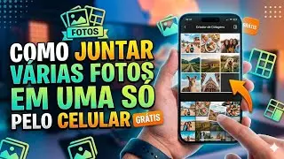 Como JUNTAR VÁRIAS FOTOS em UMA FOTO SÓ pelo CELULAR 