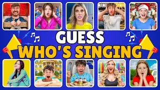 Guess WHO'S SINGING 🎤🎵 | YouTubers Edition | Rebecca, Brent, Salish, Royalty Family, Ninja Kidz TV