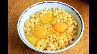 Corn and 3 eggs do this, learn to lazy breakfast, eat not tired every day.