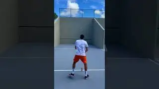 Tennis Wall Drills Including Tweener Practice 🔥