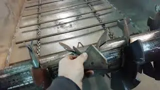 новый самодельный навозоразбрасыватель для минитрактора амжк-8