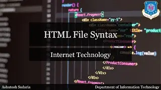HTML File Syntax