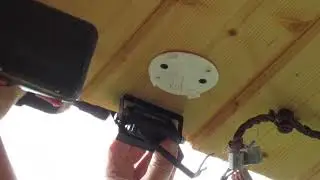 Replacing the spotlight on the terrace on your own in 5 minutes. Use WAGO to connect wires.