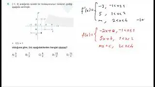 Türev sınav tarzında test3 soru6