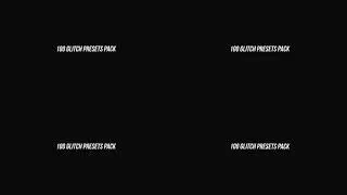 100 Glitch Text Presets Pack   After Effects Presets   Motion Array