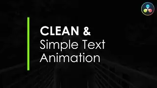 Clean Outro Animation - DaVinci Resolve Tutorial