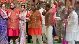 Mukesh Ambani Nita Ambani Radhika merchant ￼ anant Ambani All Together to celebrate ￼🥳 Ganesh Utsav￼