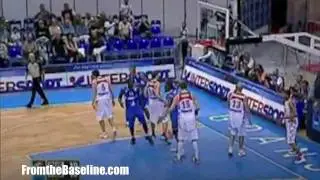 Ronny Turiaf  Dunks Timofey Mozgov. and Russia