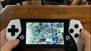 M25 Handheld Game Console System Menu and Games List Demo