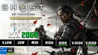 Ghost of Tsushima on RTX 2060 6GB | i7-10750H | 16GB RAM | 1080p Custom Benchmark