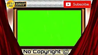 Curtain Green screen 3d animation no copyright ©️ free to use 