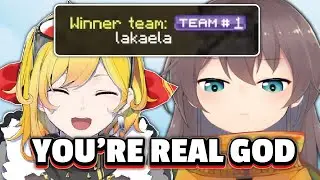 Kaela beat Matsuri in Gacha Game then got recognized as REAL GOD !