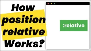 ✅ Position Relative Explained [ Short Version With Animation ]