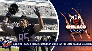 Cole Kmet Says Offensive Gameplan Will Stay The Same Against Chargers