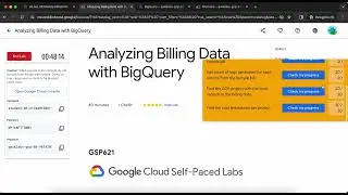 Analyzing Billing Data with BigQuery | GSP621