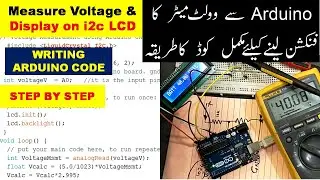 {431} Measure Voltage With Arduino || Display On LCD Using Arduino