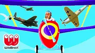 Captain Ace Zoomy AIRPLANE SPECIAL 🛩 Learning Video for Kids | Transport Songs