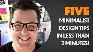 5 TIPS To Make A Minimalist Design Poster in Less Than 2 Minutes!
