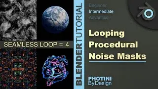 Loop Noise Texture Masks - Blender Tutorial