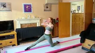 ❤️ GYMNAST KARINA DOES GYMNASTICS TUMBLING DANCE CIRCUS ❤️