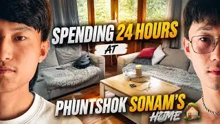 I spent 24 hours at Phuntshok Sonam’s home | how do I felt ? Silent vlog ✌️ 
