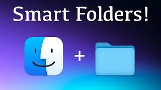 Quick Tutorial - Use Finder Smart Folders to Find Large Files!