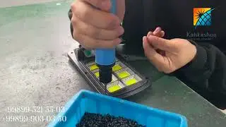 Ishlab chiqarish jarayoni | quyosh panel LED | manufacturing process of solar powered lights #solar
