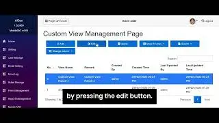 What is Custom View Management page and how to configure this page for custom reporting?