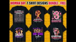 International Womens Day T Shirt Design For POD