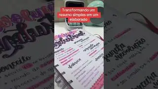 Refazendo resumo #shorts #lettering