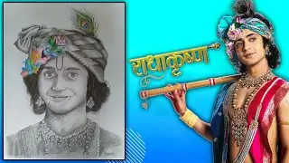 @sumedhvmudgalkar  Drawing | Krishna Drawing | Art Animesh