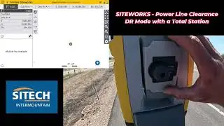 Siteworks Total Station Direct Reflect Power Line Clearance
