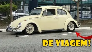 COLOQUEI CALOTAS DE VIAGEM NO FUSCA 1968 - FICOU TOP!