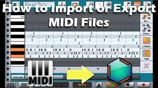 How to Import or Export MIDI Files in Caustic 3 [Tutorial by Ariix]