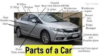 Parts of a Car | Parts of a car for beginners | What are the parts of the car | Car exterior parts