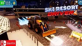 Ski Resort Driver Nintendo switch gameplay