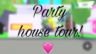 {OLD}Adopt me! Party House Tour!